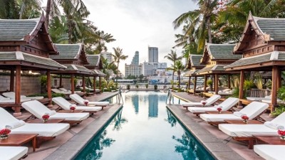 The perfect oasis in the heart of Bangkok.  Our room had an amazing view overlooking the Chao Praya River, the Spa was heavenly, and the pool salas – a favorite place to relax!